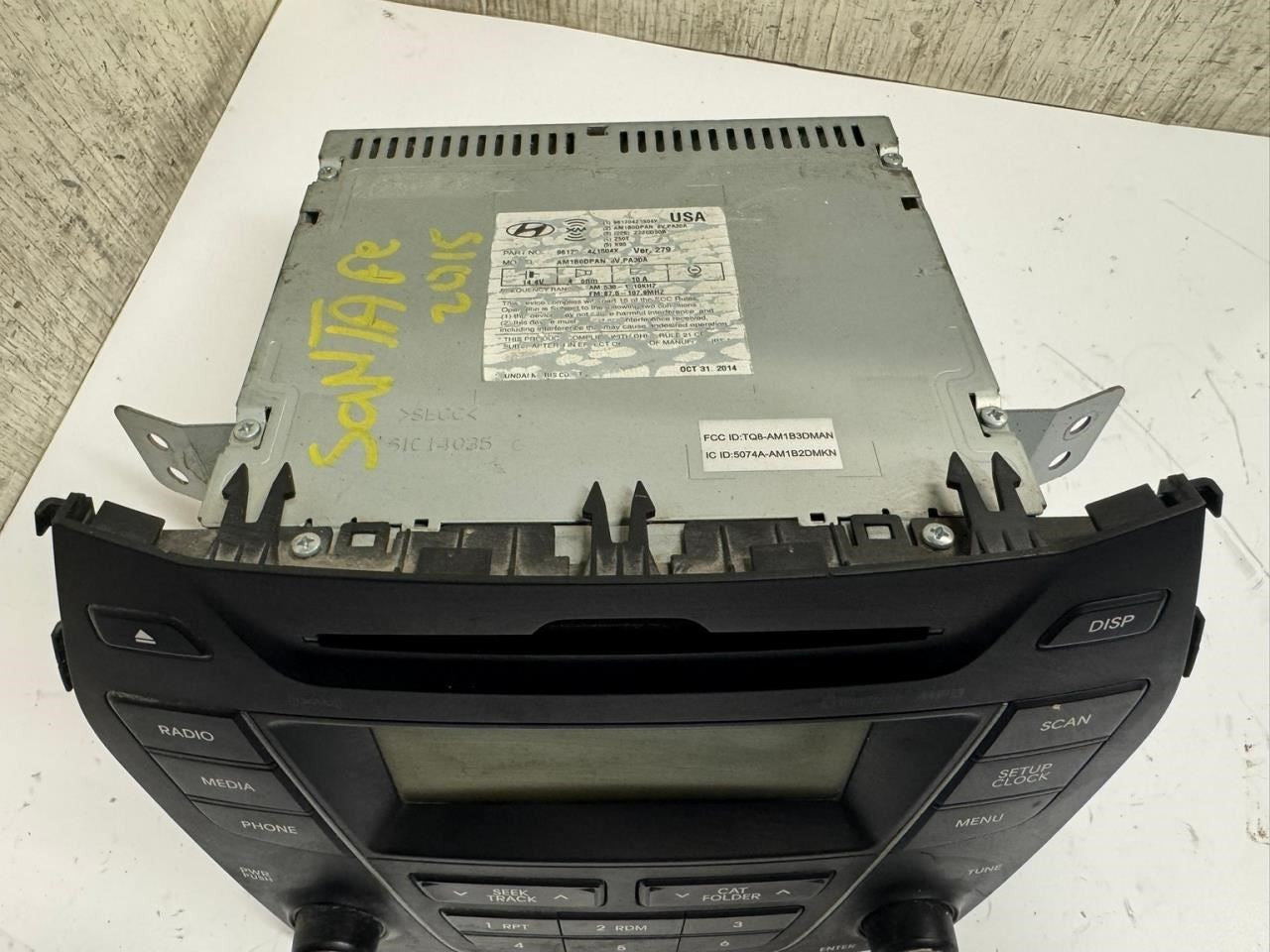 15-16 SANTA FE AM FM CD Player Radio Receiver Stereo - 96170-4Z1504X