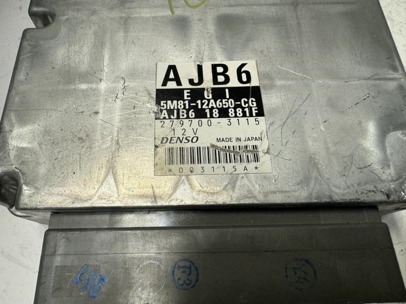 05 MAZDA 6 Engine Control Module Computer ECU ECM - 5M81-12A650-CG; AJB618881F