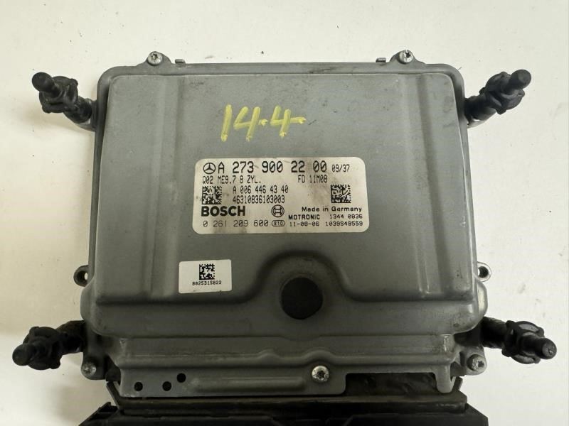 10-12 MERCEDES GL450 Engine Control Module Computer ECU ECM PCM- A 273 900 22 00