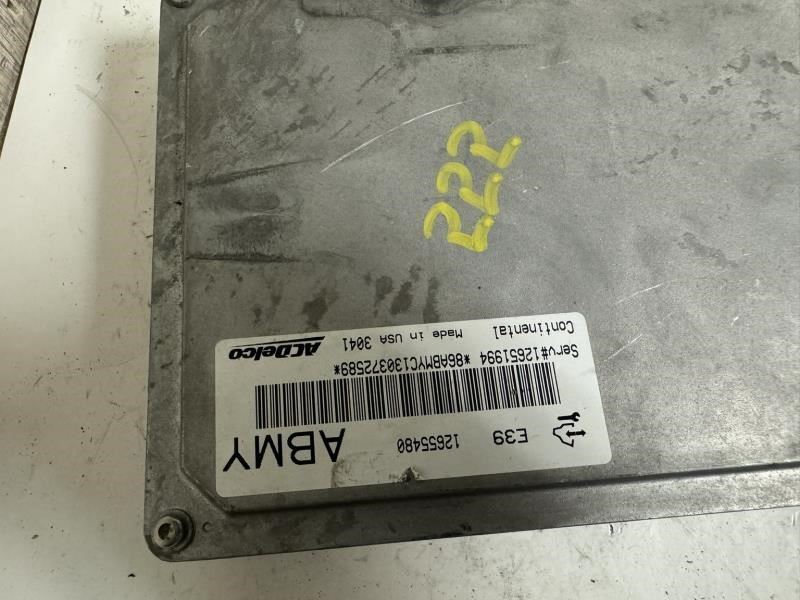 2013 VERANO Engine Control Module Computer ECU ECM PCM - 12655480; 12651994