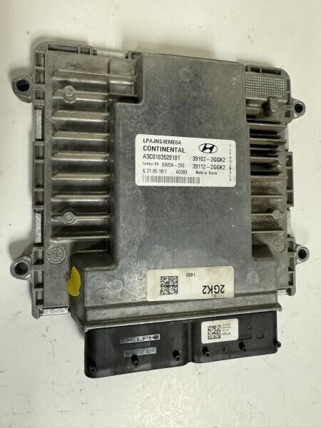 19 SONATA Engine Control Module Computer ECU ECM PCM - 39102-2GGK2; 39112-2GGK2