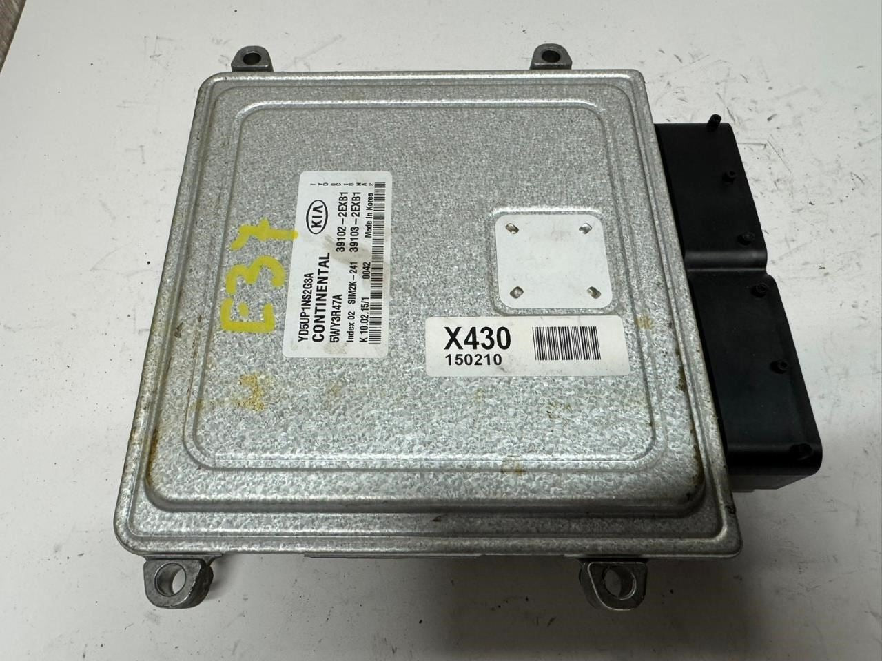 15 FORTE Engine Control Module Computer ECU - 39102-2EXB1; 39103-2EXB1