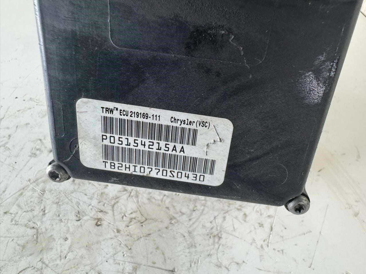 2010 DODGE RAM ABS Pump Anti Lock Brake Module - P05154215AA