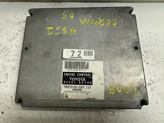 06 SEQUOIA Engine Control Module Computer ECU ECM PCM - 89661-0C740