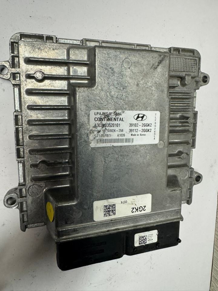 18-19 SONATA Engine Control Module Computer ECU - 39102-2GGK2; 39112-2GGK2