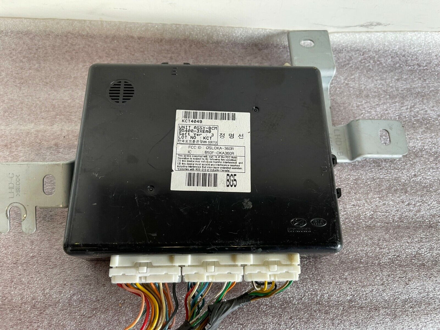 2014 2015 2016 HYUNDAI ELANTRA BODY CONTROL MODULE - 95400-3XEA0