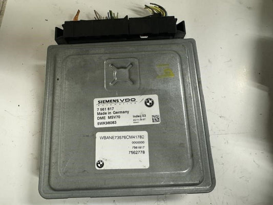 06-07 BMW 525i Engine Control Module Computer ECU ECM PCM - 7 561 817; 7 562 778