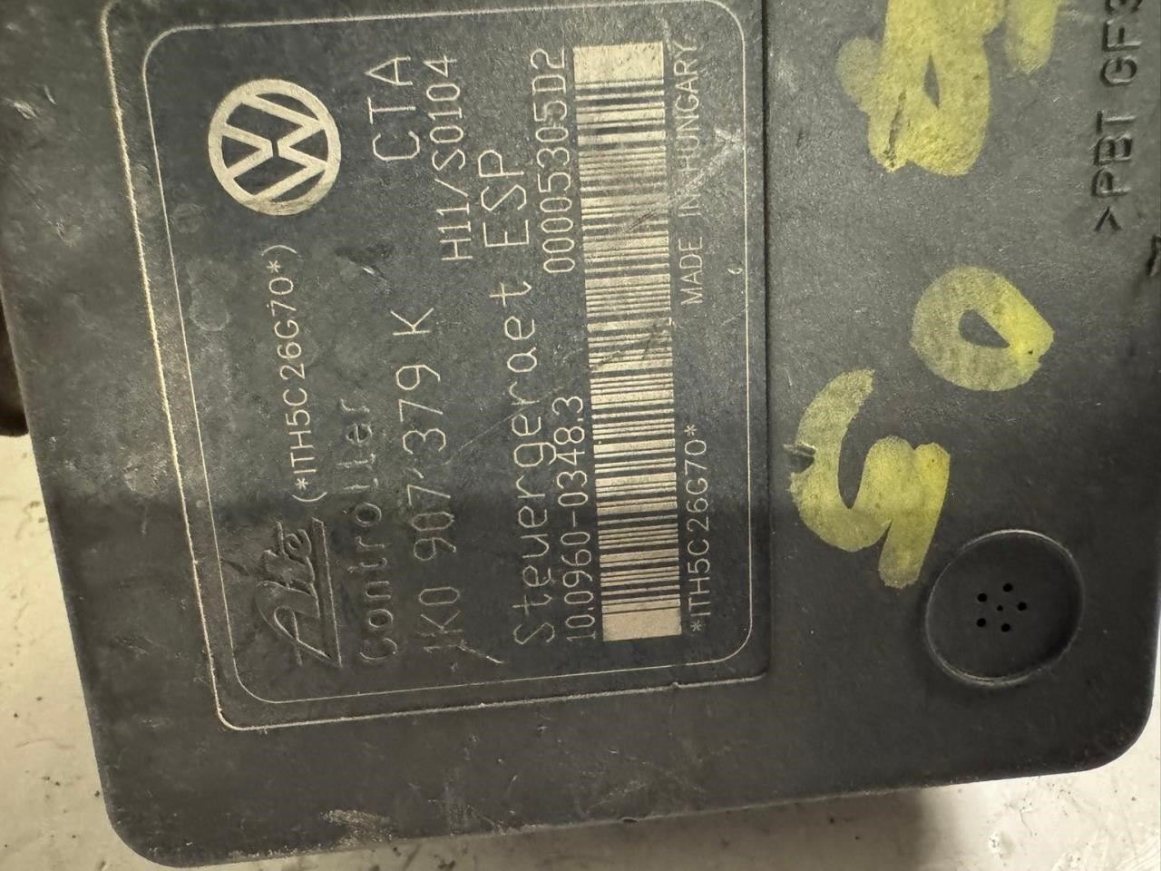 2005 JETTA ABS Pump Anti Lock Brake Module - 1K0 614 517 H