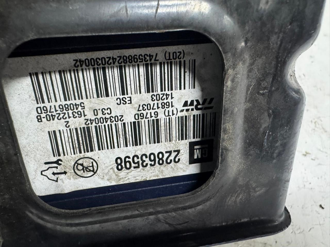 13-16 MALIBU ABS Pump Anti Lock Brake Module - 228635981