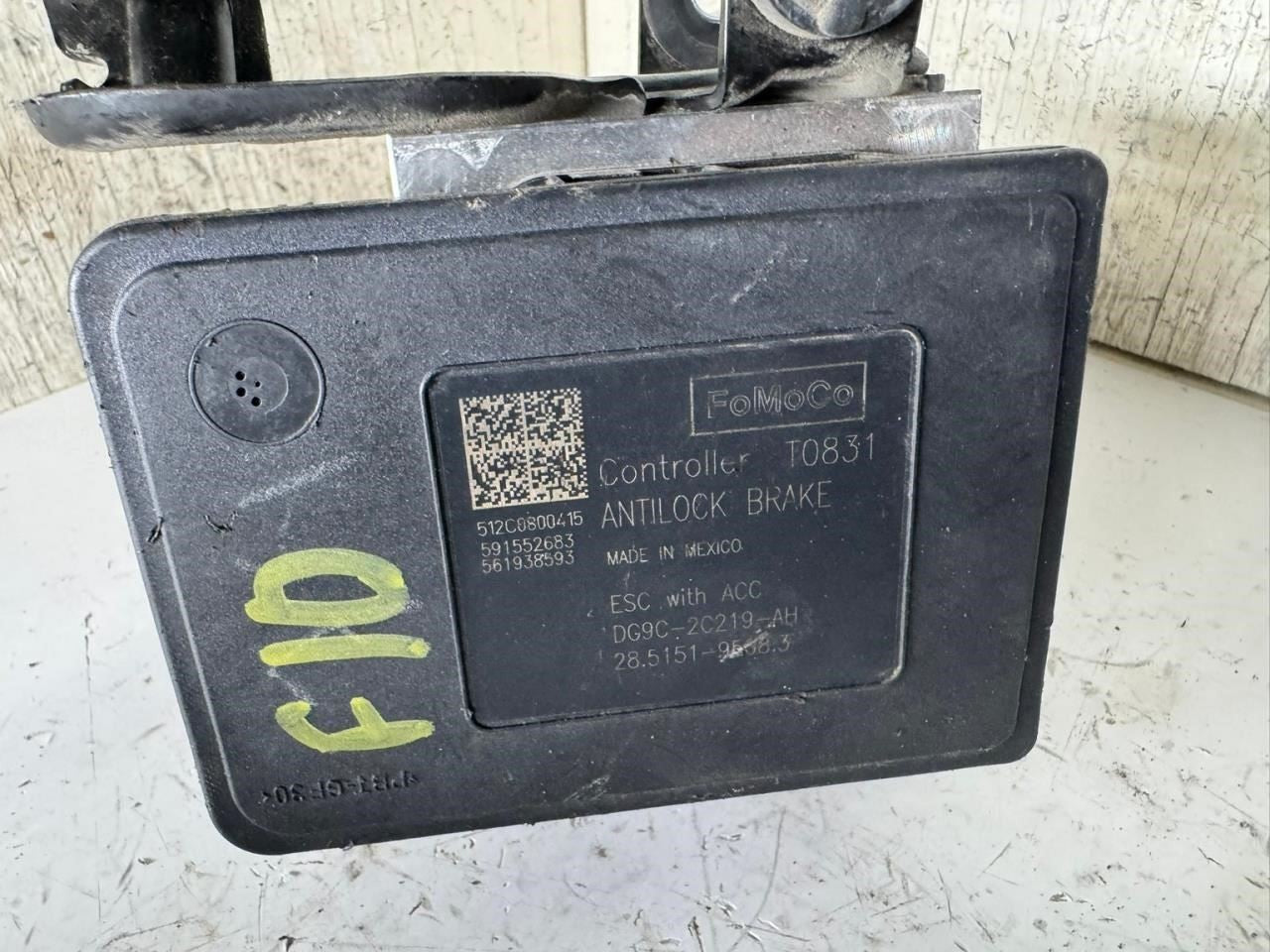 2013 FUSION ABS Pump Anti Lock Brake Module - DG9C-2C405-AH