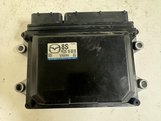 13 MAZDA 3 Engine Control Module Computer ECU ECM PCM - PEDS 18 881B