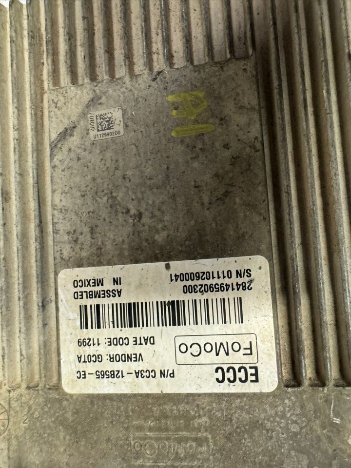 12 FORD F250 PICKUP Transmission Control Module Computer - CC3A-12B565-EC