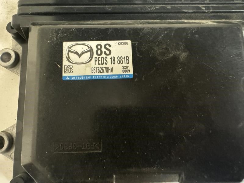 13 MAZDA 3 Engine Control Module Computer ECU ECM PCM - PEDS 18 881B