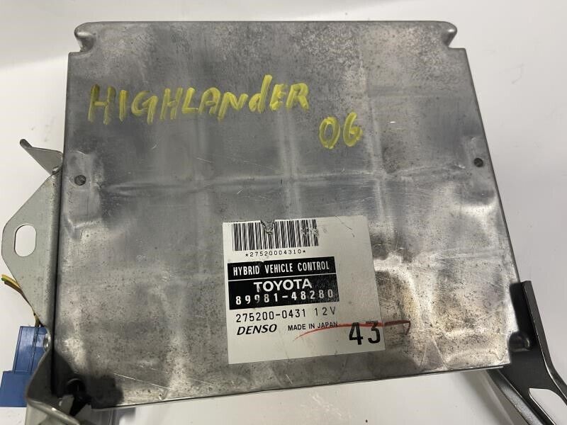 07 HIGHLANDER ENGINE CONTROL MODULE COMPUTER ECU ECM- 89981-48280