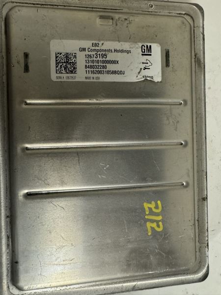 2016 YUKON Engine Control Module Computer ECU ECM PCM - 12673195; 12672537