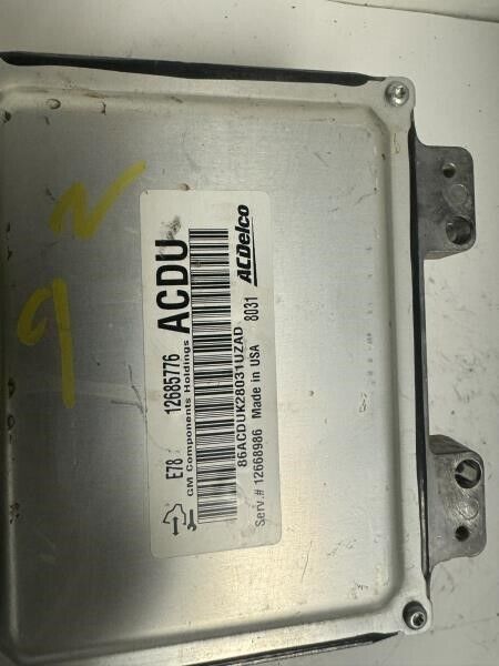 18 ENCORE ENGINE CONTROL MODULE COMPUTER ECU ECM PCM - 12685776; 12668986