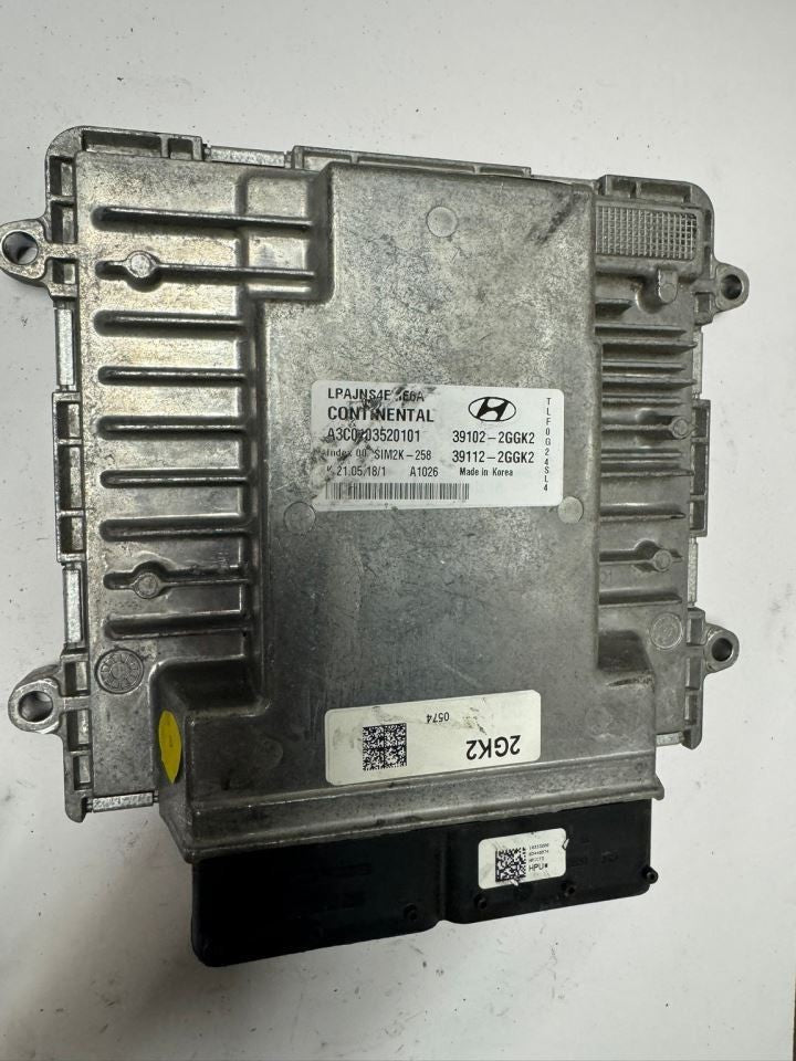 18-19 SONATA Engine Control Module Computer ECU - 39102-2GGK2; 39112-2GGK2