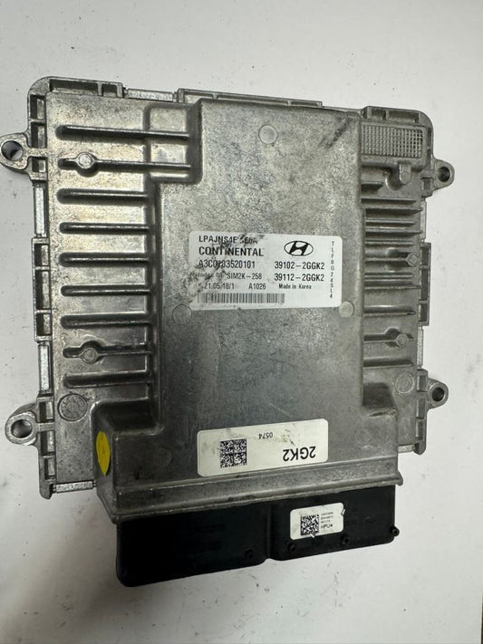 18-19 SONATA Engine Control Module Computer ECU - 39102-2GGK2; 39112-2GGK2