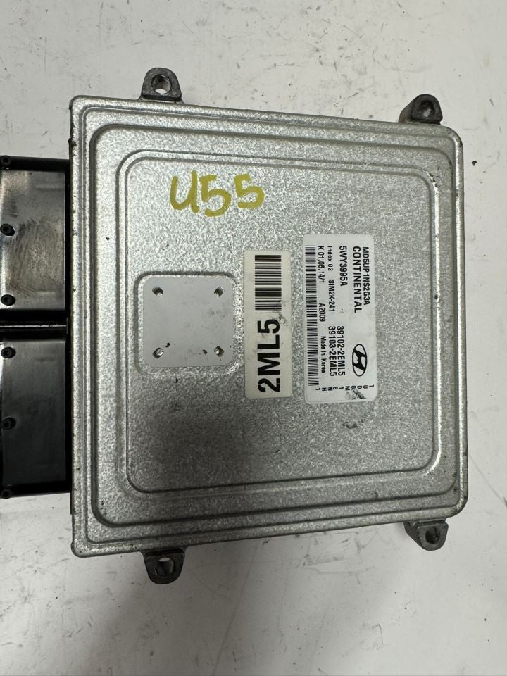 14-16 ELANTRA Engine Control Module Computer ECU - 39102-2EML5; 39103-2EML5