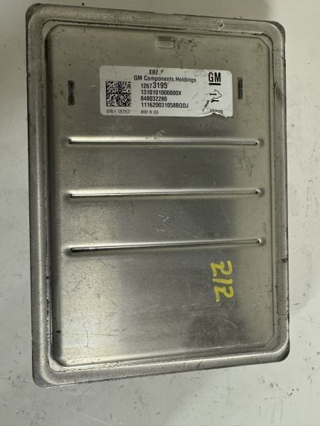 2016 YUKON Engine Control Module Computer ECU ECM PCM - 12673195; 12672537