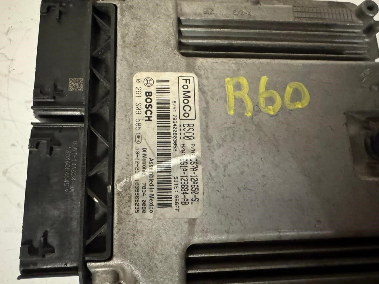 13 FUSION Engine Control Module Computer ECU - DS7A-12A650-SL; DG1A-12B684-AB