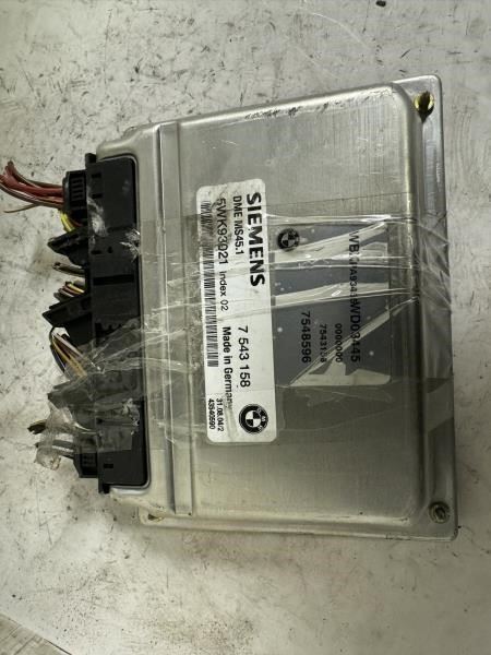 04-05 BMW X3 Engine Control Module Computer ECU ECM PCM - 7548596; 7543158